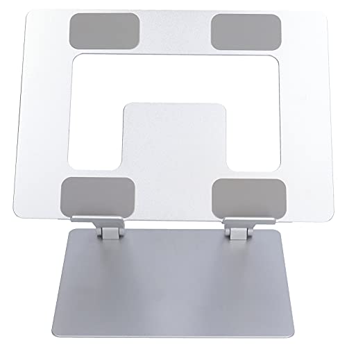 Mtlavishness zusammen klappbarer Laptop-Ständer aus Aluminium Legierung mit Kühl Funktion und ergonomischem Design ideal für Schlafzimmer Wohnzimmer und Büro unterstützt Laptops von Mtlavishness