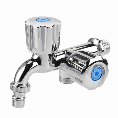 Mtlavistisch kaltes Wasserhahn für Waschmaschinen Waschbecken Becken Hochwertige elektroplierende Kunststoffauslass separat Steuergriff G1 2 Geeignet für Küchenbad Badewanne Garten (Louvre G 1/2 Düse) Mtlavistisch kaltes Wasserhahn für Waschmaschinen Waschbecken Becken Hochwertige elektroplierende Kunststoffauslass separat Steuergriff G1 2 Geeignet für Küchenbad Badewanne Garten (Louvre G 1/2 Düse) von Mtlavishness