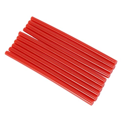 Mtlavistische farbenfrohe Heißkleberkleber mit starker Kleberkraft für DIY Crafts School Projects Art Homes Offices und allgemeine Reparaturen 10pcs Set 7 * 150 mm (Rot) von Mtlavishness