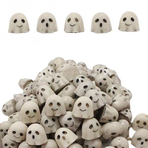 Mtruil 20 Stück Halloween-Miniaturen aus Kunstharz, niedliche Mini-Geisterfiguren für Vasenfüller, Halloween-Party, Outdoor, Haus, Garten, Party, Tischdekoration, Dekoration Mtruil 20 Stück Halloween-Miniaturen aus Kunstharz, niedliche Mini-Geisterfiguren für Vasenfüller, Halloween-Party, Outdoor, Haus, Garten, Party, Tischdekoration, Dekoration von Mtruil