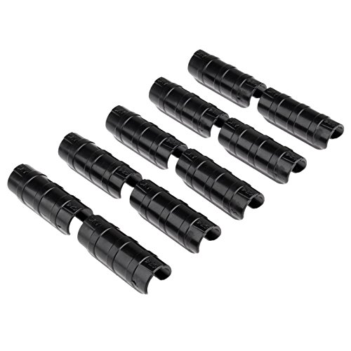 10pcs 25mm/0.98" Garden Buildings Tube Clip Greenhouse Frame Pipe Tube Film Clip Clamp Connector Kit von Mtsooning