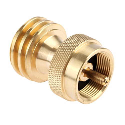 Mtsooning Adapter Konverter 1 LB Propan Gas Grill Adapter Konverter Einweg Flasche Zylinder Gewinde für BBQ Grill Propan Baum Mtsooning Adapter Konverter 1 LB Propan Gas Grill Adapter Konverter Einweg Flasche Zylinder Gewinde für BBQ Grill Propan Baum von Mtsooning