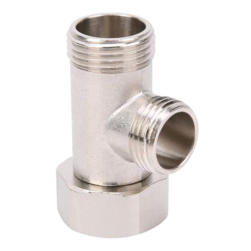 Badezimmer Wasserdurchfluss Umsteller Messing T Ventile 180 Rotation WC Sanitärteil Messing Wasserregelventile für Haushalt Starkes Eckventil von Mtucegi