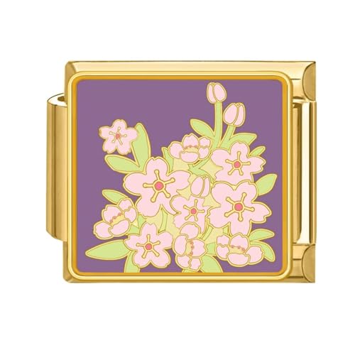 Edelstahlblumen Themen Armbänder Link Charme Modulare Schmuckzubehör Verstellbare Stecker Werkzeug Edelstahlschmuckanschlüsse von Mtucegi