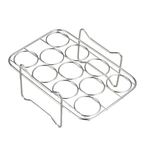 Eierdampfer Rack Edelstahl Luft Freneuung Dampfhalterhalterhalter Kochgeschirr Kochgeschirr Kochen Teile Für DZ201/DX401 Edelstahl Eier Dampf Rack Luft Fritteuchter Edelstahl Dampfer Grill Luft von Mtucegi