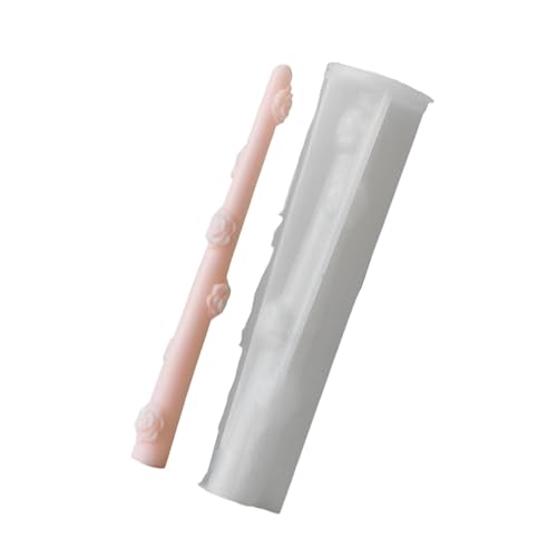 Einzigartige Handgefertigte Formen Blumenmuster Kerzen Silikonformen Für Handwerk Von Enthusiasten Und Home Decors Liebhaber Langer Zylinderkerzenkerzen Silikonform von Mtucegi