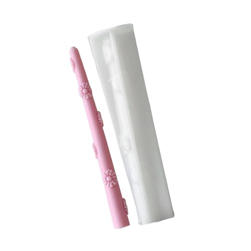 Einzigartige Handgefertigte Formen Blumenmuster Kerzen Silikonformen Für Handwerk Von Enthusiasten Und Home Decors Liebhaber Langer Zylinderkerzenkerzen Silikonform von Mtucegi