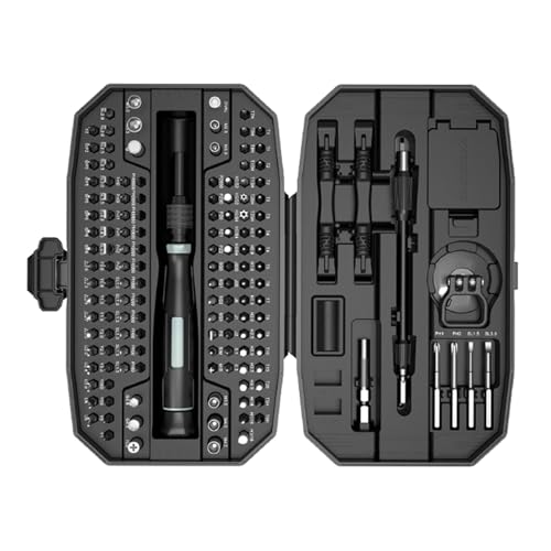 Fortgeschrittener Mehrzweck Kompakt 152 Stück Schraubendreher Geeignet Für Elektronikschmuckbrillen Reparatur Und Diyer Projekte Ergonomisches Griffschraubendreher Kit von Mtucegi
