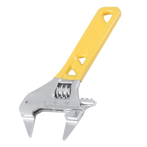 Genau Geformte Verstellbare Schraubenschlüssel Mit 20 Mm Breitem Kiefergröße Ideal Für Rohr Und Fahrzeugreparaturwerkzeug 11 Cm/12 Cm Einmals Auf Dem Offenen Ende Spanner Gummi von Mtucegi