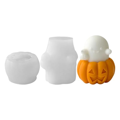 Halloween Craft Form Set Silikonform Komplizierter Geistkürbiskerze Für Familienaktivitäten Und Feste Dekoration Einfacher Freisetzung Kerzenform Halloween Craft Form Set Silikonform Komplizierter Geistkürbiskerze Für Familienaktivitäten Und Feste Dekoration Einfacher Freisetzung Kerzenform von Mtucegi