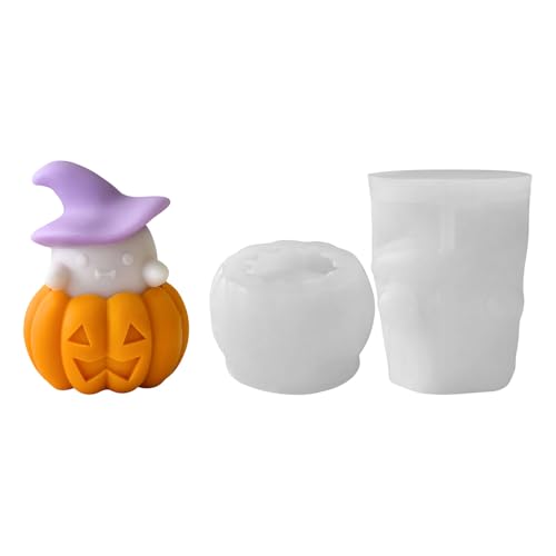 Halloween Craft Form Set Silikonform Komplizierter Geistkürbiskerze Für Familienaktivitäten Und Feste Dekoration Einfacher Freisetzung Kerzenform Halloween Craft Form Set Silikonform Komplizierter Geistkürbiskerze Für Familienaktivitäten Und Feste Dekoration Einfacher Freisetzung Kerzenform von Mtucegi