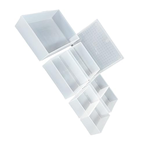 Haltbarkeit Wasserdichte Stapelbare Organisatoren Container Plastikablage Für Küchen Badezimmer Schrank Stapelbehälter von Mtucegi