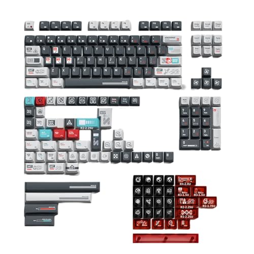 Mtucegi 183Key Keycap Set Fünf Seiten Wärme Mit Dem Mondprogrammthema Für Verschiedene Mechanische Tastaturschlüsselkaps Untermauert von Mtucegi