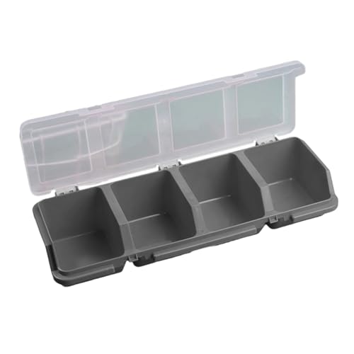 Schraubenorganisation Hardware Organisationsbox Mit Unterteilen Schrauben Speicherbehälter Für Garagen Tool Multi Fach Werkzeugspeicherfall von Mtucegi