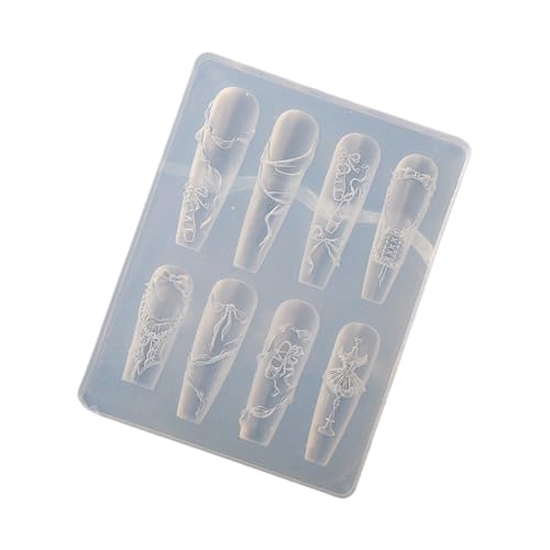 Silikonform Für Geprägte Nägel Kunstaufkleber Kompliziertes Blumenspitzen Bogenknoten Designs Einfache Anwendung Nagelkunst Prägenwerkzeug Bastet Silikonform Für Geprägte Nägel Kunstaufkleber Kompliziertes Blumenspitzen Bogenknoten Designs Einfache Anwendung Nagelkunst Prägenwerkzeug Bastet von Mtucegi