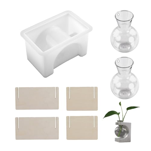 Silikonharzform Für Hydroponische Blütenvase Basis Making Testrohr Pflanzer Display Home Dekoration Silikonform Für Harzhandwerk Silikonharzform Für Hydroponische Blütenvase Basis Making Testrohr Pflanzer Display Home Dekoration Silikonform Für Harzhandwerk von Mtucegi