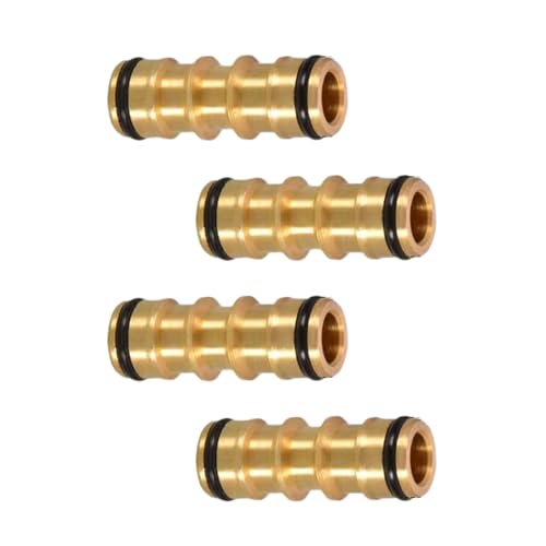 Stabiler Edelstahl 3/10.2 cm Gartenschlauch Schnellanschluss Adapter mit Außengewinde für Wasserhahn und Sprinkler täglichen Gebrauch Außengewinde Wasserhahnadapter von Mtucegi