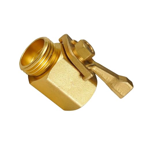 Tragbare, robuste Messing-Schlauch-Absperrventile für Outdoor-Wasserhähne und Sprinklersysteme, den täglichen Gebrauch, Messing-Gartenschlauch-Absperrventile von Mtucegi