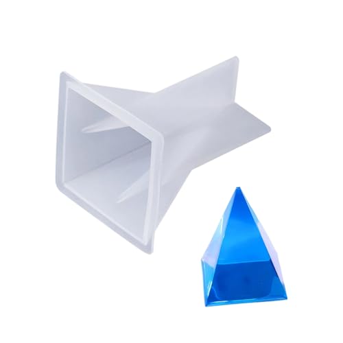 Transparenz Silikonpyramidform Handgefertigtes Harzkunsthandwerk Flexible Wiederverwendbares Demolding Werkzeug Für Kerzenseife Wiederverwendbare Silikonform Für Handwerk von Mtucegi