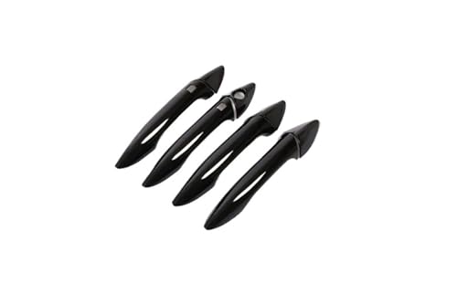 Exterieur Auto Türgriff Für HYUNDAI Für ELANTRA 2011-2015 ABS Schwarz Und Helle SEITE TÜR GRIFF BAR ABDECKUNG FANGEN TRIM(A) von Mtuqvma
