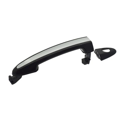 Mtuqvma Exterieur Auto Türgriff Für Hyundai Für Santa Für Fe 2007-2012 Vorne Hinten Links Rechts Außerhalb Tür Griffe Chrom & Schwarz 82651-2B000(Front Left) von Mtuqvma