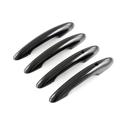 Mtuqvma Exterieur Auto Türgriff Für MINI Für F54 Für F55 Für F56 Für F57 Für F60 Türgriff Dekorativer Streifen(Carbon-Without induc) von Mtuqvma