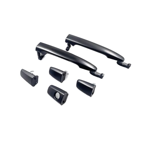 Mtuqvma Exterieur Auto Türgriff Für Mitsubishi Für Lancer 2008-2017 Limousine Tür Schwarz Griff(1 set) von Mtuqvma