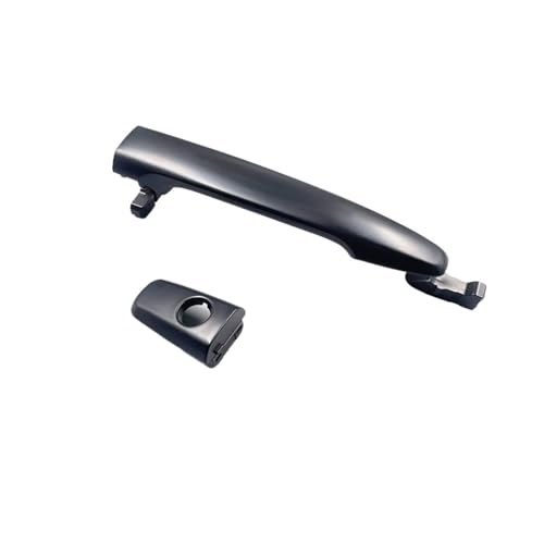 Mtuqvma Exterieur Auto Türgriff Für Mitsubishi Für Lancer 2008-2017 Limousine Tür Schwarz Griff(Front Left) von Mtuqvma