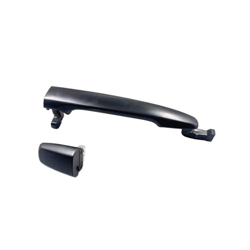 Mtuqvma Exterieur Auto Türgriff Für Mitsubishi Für Lancer 2008-2017 Limousine Tür Schwarz Griff(Rear left) von Mtuqvma