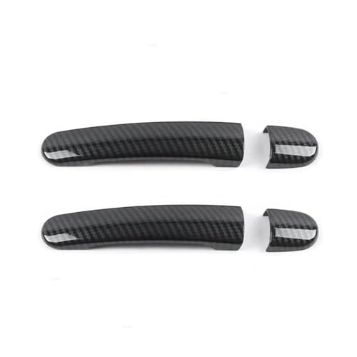 Mtuqvma Exterieur Auto Türgriff Für Seat Für Leon Für MK1 Für Toledo Für Ibiza Für Arosa Für Cordoba Für Vario Für Altea Außentürgriffabdeckung(Carbon Texture 3) von Mtuqvma