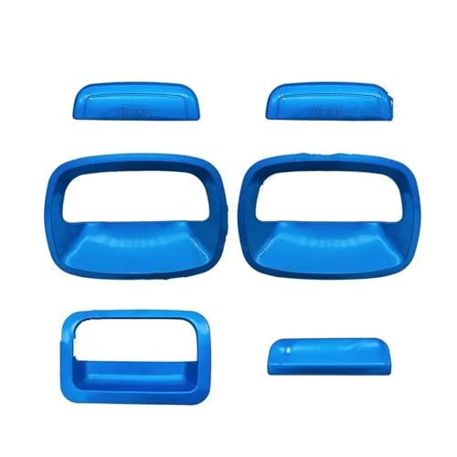 Mtuqvma Exterieur Auto Türgriff Für Suzuki Für Jimny Für JB64 Für JB74 2019-2024 3-türige Autotürgriffabdeckung Seitliche Hecktürgriffschalenverkleidung(Blau) von Mtuqvma