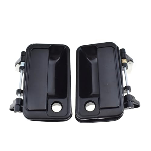 Mtuqvma Exterieur Auto Türgriff Für Suzuki Für Swift 1989-1994 Außerhalb Außen Schwarz Auto Türgriff(Left Right Pair) von Mtuqvma