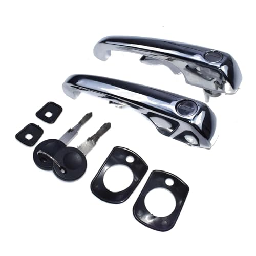 Mtuqvma Exterieur Auto Türgriff Für VW Für Transporter Für Typ 2 Bay Für Fenster Für Bus 1969-1979 Außerhalb Außentür Griff 211837205N von Mtuqvma