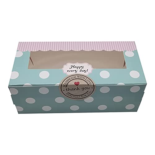 Mu Mianhua - Packung mit 20 Papierschachteln für Kuchen, Kekse, Cupcakes, Gebäck, Backwaren, Geschenkverpackungen von Mu Mianhua