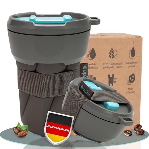 MuC My useful Cup® – Faltbarer Kaffeebecher to go – klimaneutraler & BPA-freier Mehrwegbecher – Kaffeetasse Made in Germany – Kaffee to go Becher 350 ml für Büro, Schule, Outdoor und im Auto MuC My useful Cup® – Faltbarer Kaffeebecher to go – klimaneutraler & BPA-freier Mehrwegbecher – Kaffeetasse Made in Germany – Kaffee to go Becher 350 ml für Büro, Schule, Outdoor und im Auto von up2u