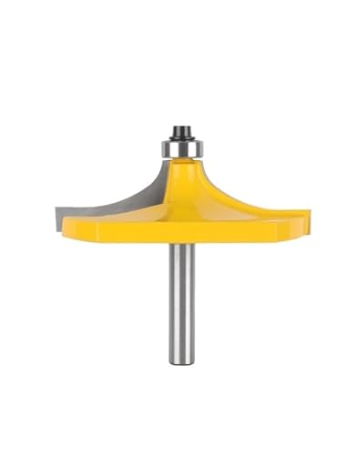 1/2 stücke Handlauf Bit Tisch RAND Bit Hartmetall Cutter Router Bit Holz Fräser for Holz Bit Gesicht Mühle Ende mühle(8x77) von Muarted