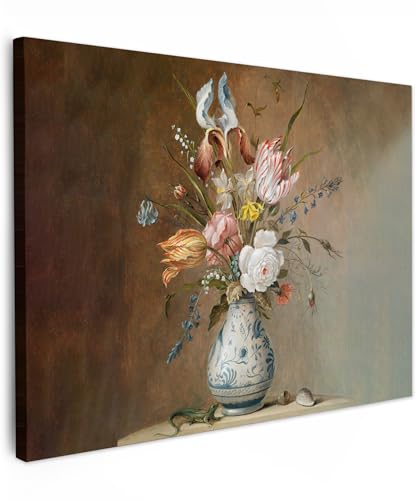 MuchoWow© Leinwände 70x50 cm Wall Decoration Bilder Schlafzimmer Deko Pictures Canvas Painting Wanddekoration Wohnzimmer Gemälde - Alte Meister - Blumen - Balthasar Van der AST von MuchoWow