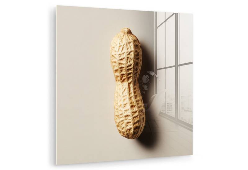 MuchoWow Acrylglasbild Erdnuss - Roh - Beige, Inkl. Aufhängung, Bilder auf Glas Wandbild, Wanddeko Wohnzimmer Badezimmer, 20x20 cm MuchoWow Acrylglasbild Erdnuss - Roh - Beige, Inkl. Aufhängung, Bilder auf Glas Wandbild, Wanddeko Wohnzimmer Badezimmer, 20x20 cm von MuchoWow