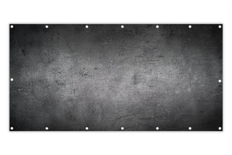 MuchoWow Balkonsichtschutz Beton - Grau - Retro - Zement - Textur (1-St) Balkon Sichtschutz 90x200, Windschutz für Zaun PVC, 200x90 cm von MuchoWow