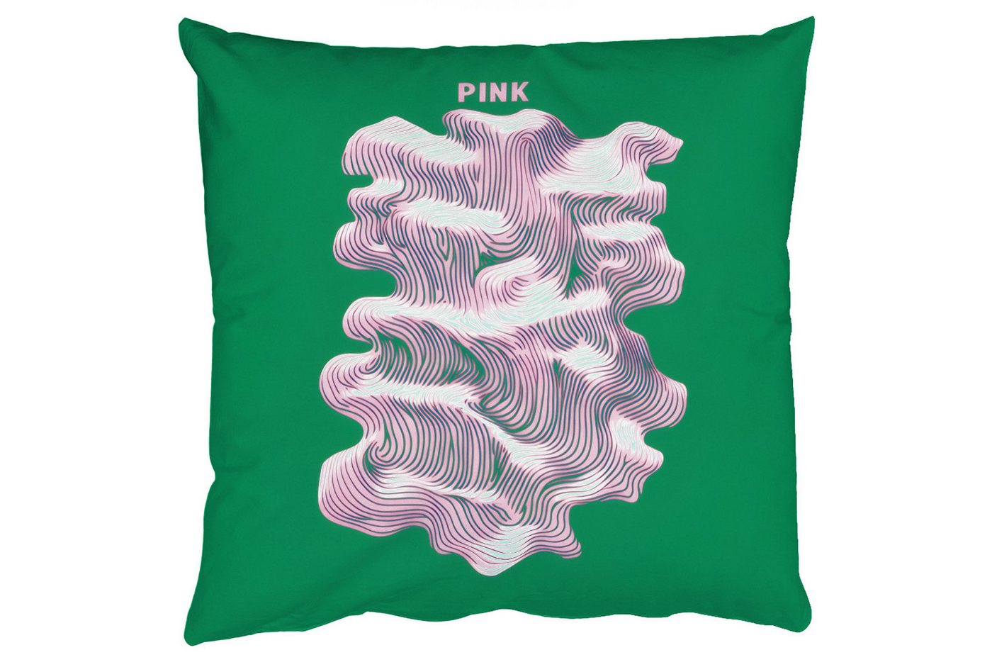 MuchoWow Dekokissen Abstrakt - Rosa - Linien - Grün, Zierkissen mit Füllung für Wohnzimmer, Sofakissen, 40x40 cm MuchoWow Dekokissen Abstrakt - Rosa - Linien - Grün, Zierkissen mit Füllung für Wohnzimmer, Sofakissen, 40x40 cm von MuchoWow