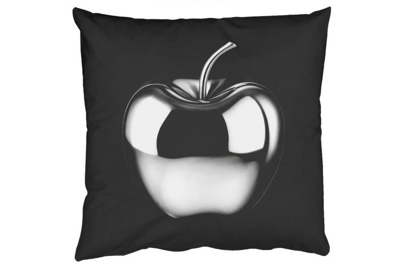 MuchoWow Dekokissen Apfel - Metallisch - Symmetrisch, Zierkissen mit Füllung für Wohnzimmer, Sofakissen, 40x40 cm MuchoWow Dekokissen Apfel - Metallisch - Symmetrisch, Zierkissen mit Füllung für Wohnzimmer, Sofakissen, 40x40 cm von MuchoWow