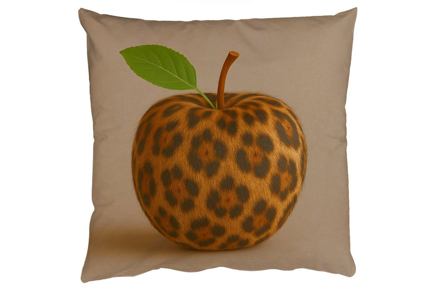 MuchoWow Dekokissen Apfel - Panther - Blatt - Grün, Zierkissen mit Füllung für Wohnzimmer, Sofakissen, 40x40 cm MuchoWow Dekokissen Apfel - Panther - Blatt - Grün, Zierkissen mit Füllung für Wohnzimmer, Sofakissen, 40x40 cm von MuchoWow