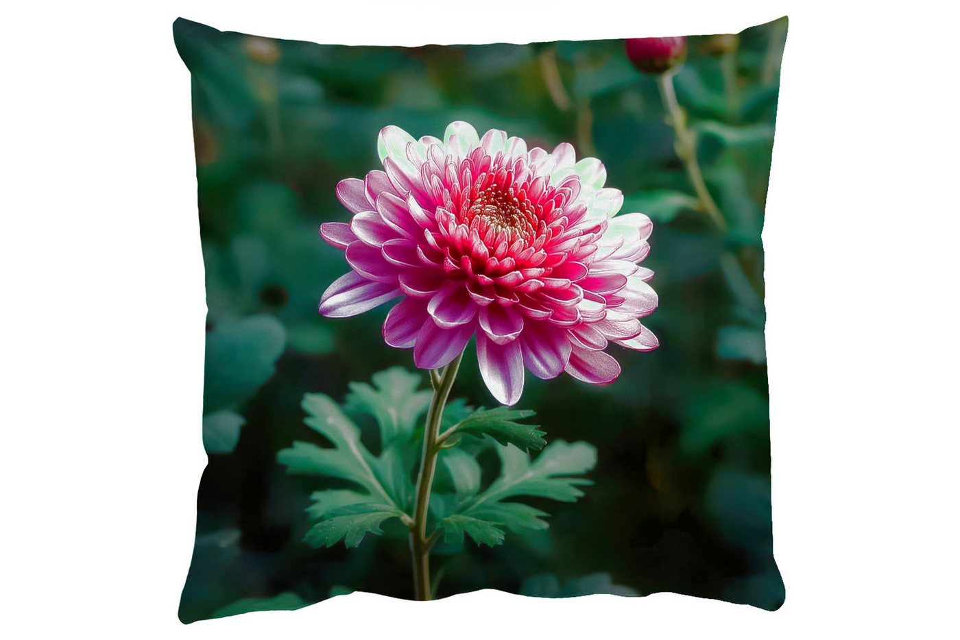 MuchoWow Dekokissen Blatt - Chrysantheme - Rosa - Schatten, Zierkissen mit Füllung für Wohnzimmer, Sofakissen, 40x40 cm MuchoWow Dekokissen Blatt - Chrysantheme - Rosa - Schatten, Zierkissen mit Füllung für Wohnzimmer, Sofakissen, 40x40 cm von MuchoWow