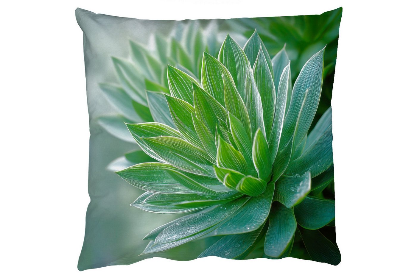 MuchoWow Dekokissen Blatt - Pflanze - Grün - Textur, Zierkissen mit Füllung für Wohnzimmer, Sofakissen, 40x40 cm MuchoWow Dekokissen Blatt - Pflanze - Grün - Textur, Zierkissen mit Füllung für Wohnzimmer, Sofakissen, 40x40 cm von MuchoWow