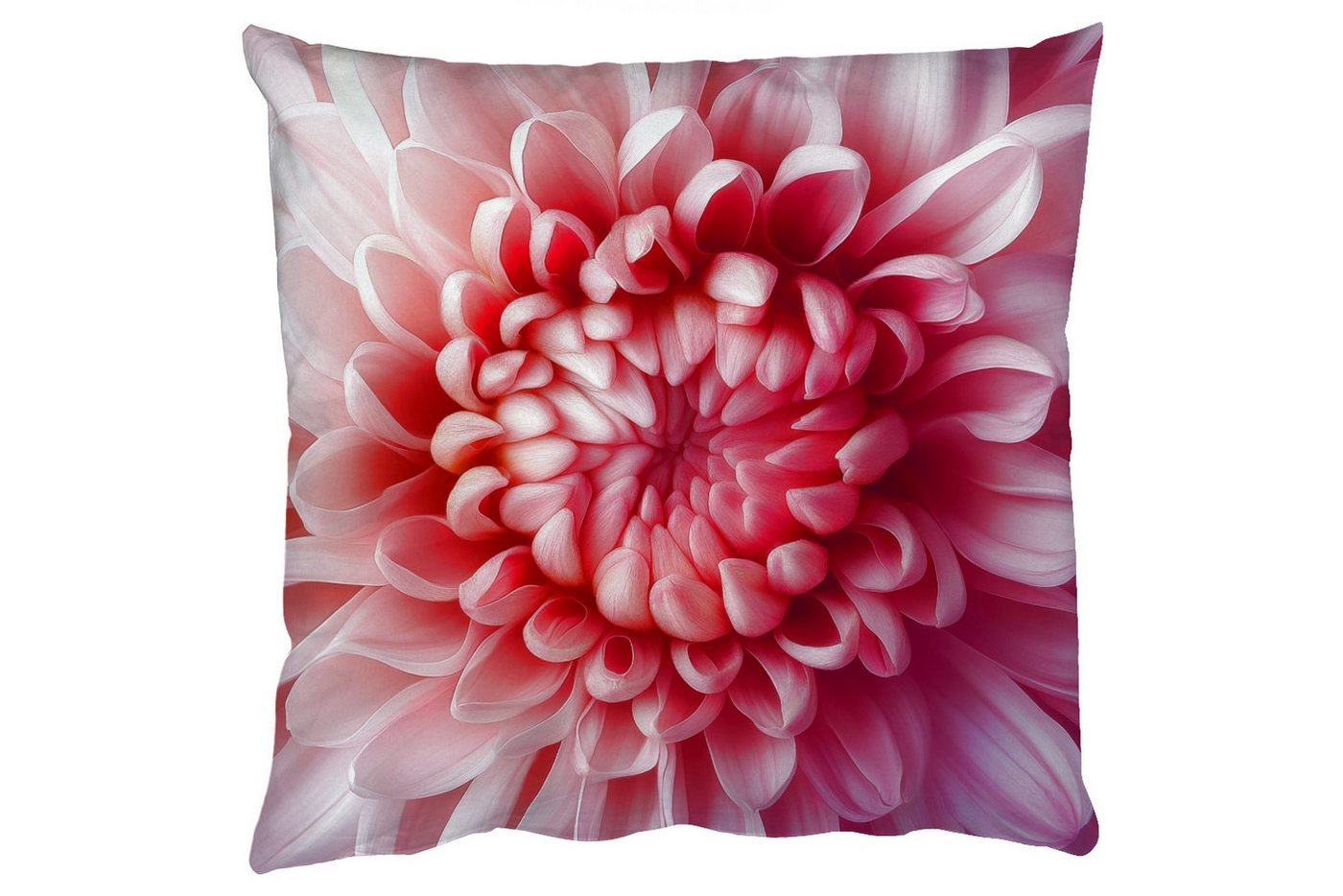 MuchoWow Dekokissen Dahlie - Blume - Nahaufnahme - Rosa, Zierkissen mit Füllung für Wohnzimmer, Sofakissen, 40x40 cm MuchoWow Dekokissen Dahlie - Blume - Nahaufnahme - Rosa, Zierkissen mit Füllung für Wohnzimmer, Sofakissen, 40x40 cm von MuchoWow