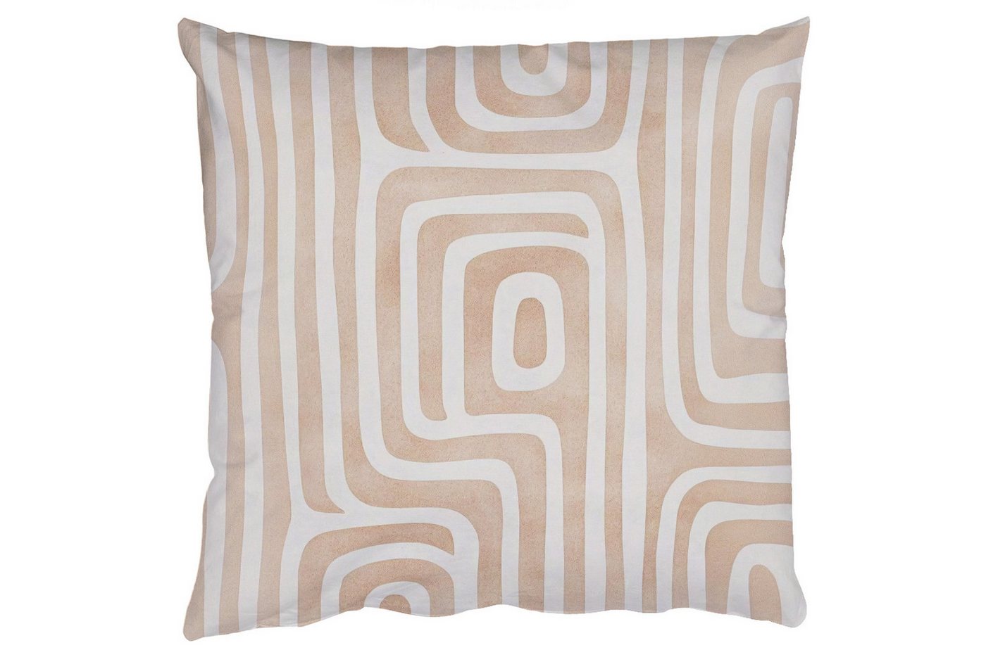MuchoWow Dekokissen Dekorativ - Labyrinth - Beige, Zierkissen mit Füllung für Wohnzimmer, Sofakissen, 40x40 cm MuchoWow Dekokissen Dekorativ - Labyrinth - Beige, Zierkissen mit Füllung für Wohnzimmer, Sofakissen, 40x40 cm von MuchoWow