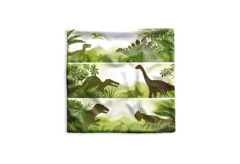 MuchoWow Dekokissen Dinosaurier - Dschungel - Illustration - Kinder - Kind, Kissenbezüge, Kissenhülle, Deko Kissenbezug, Kissen, 40x40 cm MuchoWow Dekokissen Dinosaurier - Dschungel - Illustration - Kinder - Kind, Kissenbezüge, Kissenhülle, Deko Kissenbezug, Kissen, 40x40 cm von MuchoWow