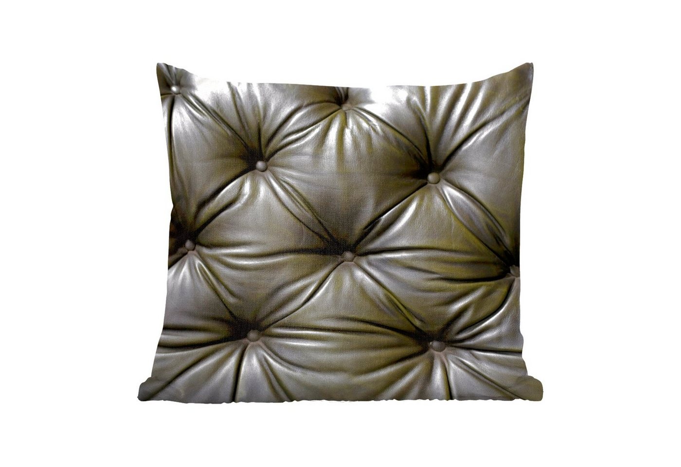 MuchoWow Dekokissen Eine Nahaufnahme eines Ledersofas, Dekoration, Zierkissen, Kissen mit Füllung, 50x30 cm MuchoWow Dekokissen Eine Nahaufnahme eines Ledersofas, Dekoration, Zierkissen, Kissen mit Füllung, 50x30 cm von MuchoWow