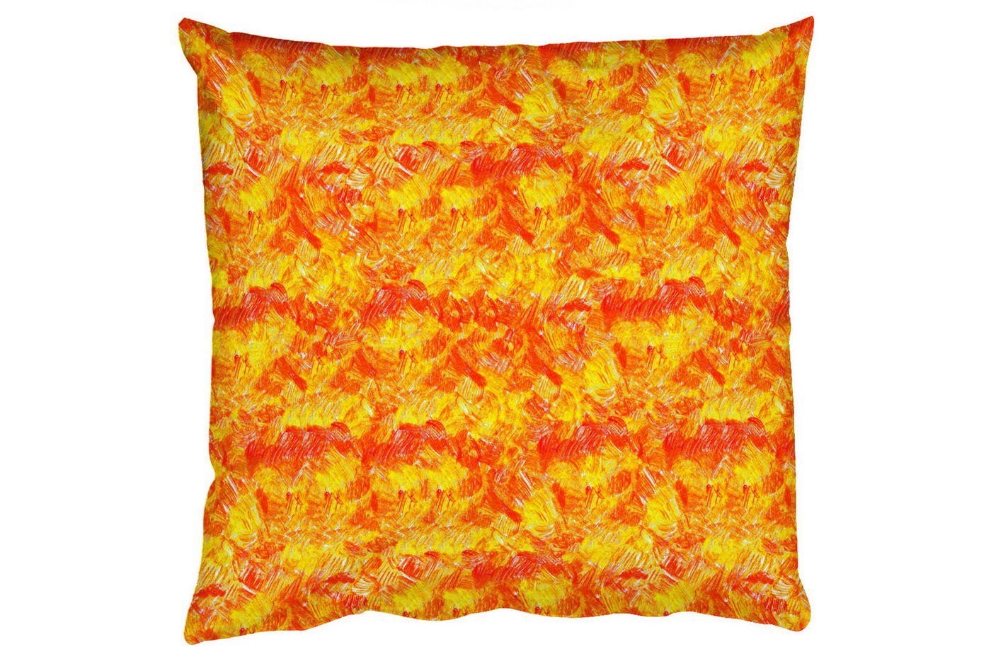 MuchoWow Dekokissen Farbe - Orange - Gelb, Zierkissen mit Füllung für Wohnzimmer, Sofakissen, 40x40 cm MuchoWow Dekokissen Farbe - Orange - Gelb, Zierkissen mit Füllung für Wohnzimmer, Sofakissen, 40x40 cm von MuchoWow