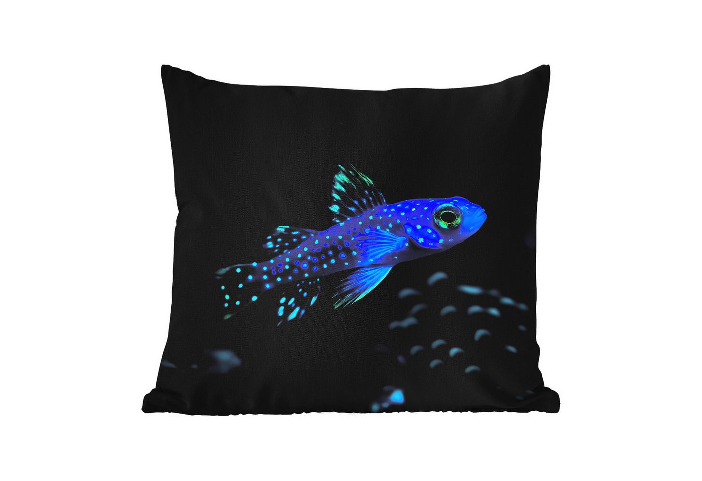 MuchoWow Dekokissen Fische - Punkte - Koralle - Blau, Kissenbezüge, Kissenhülle, Kissen, Outdoor, 40x40 cm MuchoWow Dekokissen Fische - Punkte - Koralle - Blau, Kissenbezüge, Kissenhülle, Kissen, Outdoor, 40x40 cm von MuchoWow